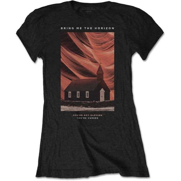 Bring Me The Horizon Ladies T-Shirt: You're Cursed (Medium)