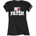 Miniatyrbilde 2 av 2: The Rolling Stones Ladies T-Shirt: No Filter Header Logo (Large)