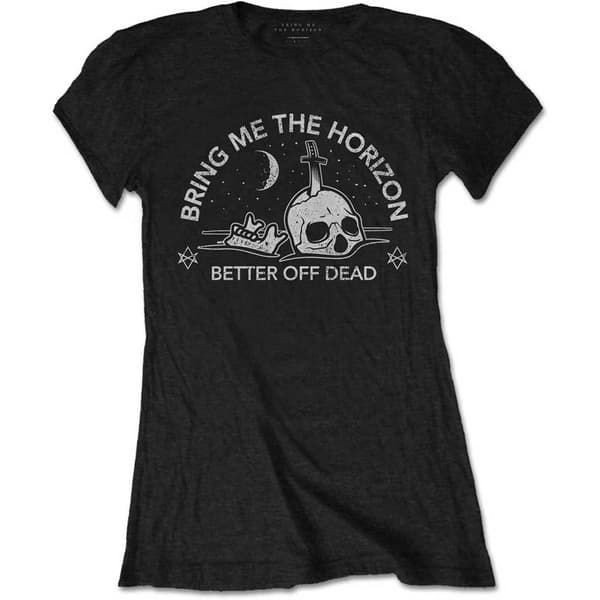 Bring Me The Horizon Ladies T-Shirt: Happy Song (Large)