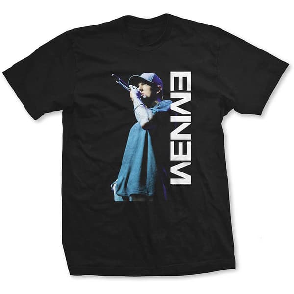 Eminem Ladies T-Shirt: Mic. Pose (X-Large)