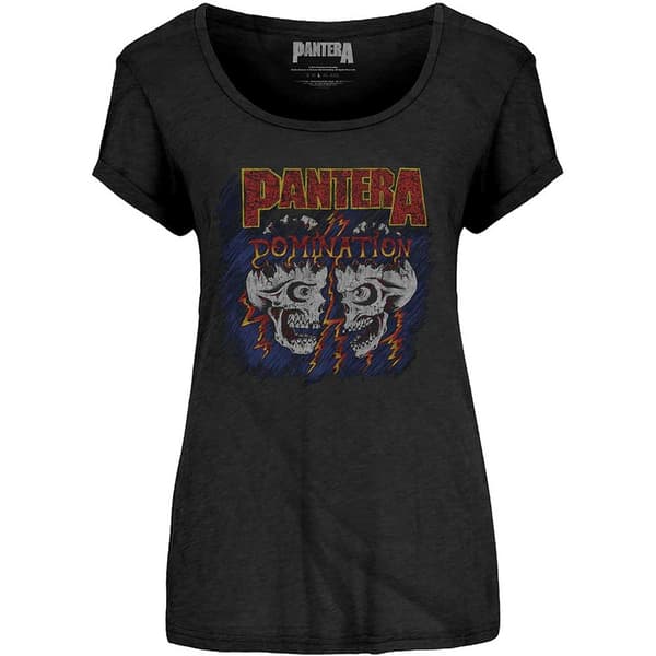 Pantera Ladies T-Shirt: Domination (Small)