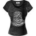 Miniatyrbild 1 av 2: AC/DC Ladies Tee: Hells Bells (Acid Wash) (Large)