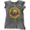 Miniatyrbild 2 av 2: Guns N' Roses Ladies Tee: Classic Logo (Acid Wash) (X-Small)