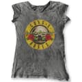 Miniatyrbild 1 av 2: Guns N' Roses Ladies Tee: Classic Logo (Acid Wash) (X-Small)