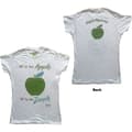 Miniatyrbilde 2 av 2: The Beatles Ladies T-Shirt: A is for Apple (Back Print) (Small)