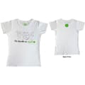Miniatyrbild 2 av 2: The Beatles Ladies T-Shirt: On Apple (Back Print) (Small)