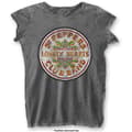 Pikkukuva 2 / 2: The Beatles Ladies Burn Out T-Shirt: Sgt Pepper Drum (Small)