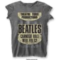 Miniatyrbild 2 av 2: The Beatles Ladies Burn Out T-Shirt: Carnegie Hall (Medium)