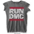 Miniatyrbild 2 av 2: Run DMC Ladies Burn Out T-Shirt: DMC Logo (Large)