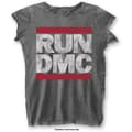 Miniatyrbild 1 av 2: Run DMC Ladies Burn Out T-Shirt: DMC Logo (Large)