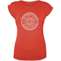Miniatyrbild 2 av 2: The Beatles Ladies T-Shirt: Sgt Pepper Drum (Caviar Beads) (Medium)
