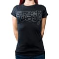 Miniatyrbild 2 av 2: Green Day Ladies Diamante T-Shirt: Flower Pot (Small)