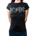 Miniatyrbilde 2 av 3: AC/DC Ladies Fashion Tee: Logo (Diamante) (Large)