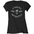 Miniatyrbilde 3 av 3: Avenged Sevenfold Ladies Fashion Tee: Death Bat (Diamante) (Large)