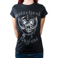 Miniatyrbild 1 av 2: Motorhead Ladies Fashion Tee: England (Diamante) (Large)