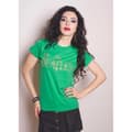 Pikkukuva 1 / 2: The Beatles Ladies Diamante T-Shirt: Drop T Logo (Medium)
