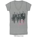 Miniatyrbillede 2 af 2: The Beatles Ladies Diamante T-Shirt: Love Me Do/Walking in London (Large)