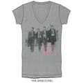 Miniatyrbillede 1 af 2: The Beatles Ladies Diamante T-Shirt: Love Me Do/Walking in London (Large)