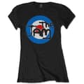 Miniatyrbild 1 av 2: The Jam Ladies T-Shirt: Spray Target Logo (Soft Hand Inks) (Large)