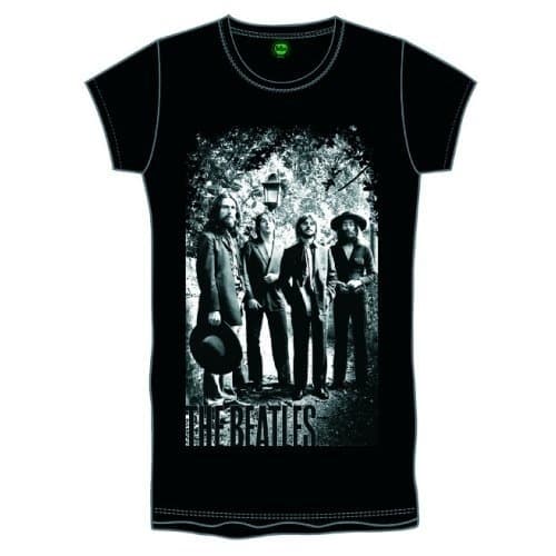 The Beatles Ladies T-Shirt: Tittenhurst Lamppost (Foiled) (Small)