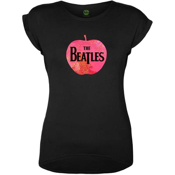 The Beatles Ladies T-Shirt: Apple Logo (Foiled) (X-Large)