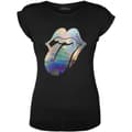 Miniatyrbild 2 av 2: The Rolling Stones Ladies Fashion Tee: Foil Tongue (Foiled Application) (XX-Large)