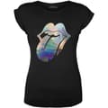 Miniatyrbild 1 av 2: The Rolling Stones Ladies Fashion Tee: Foil Tongue (Foiled Application) (XX-Large)