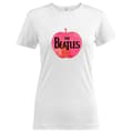 Miniatyrbild 1 av 2: The Beatles Ladies T-Shirt: Apple Logo (Glitter Print) (Large)