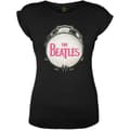 Pikkukuva 1 / 2: The Beatles Ladies T-Shirt: Drum (Glitter Print) (Medium)