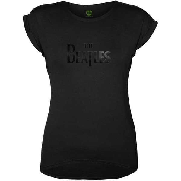 The Beatles Ladies T-Shirt: Drop T Logo (Hi-Build) (XX-Large)