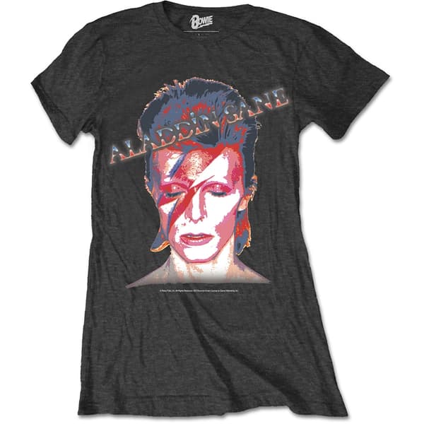 David Bowie Ladies Premium Tee: Aladdin Sane (X-Large)