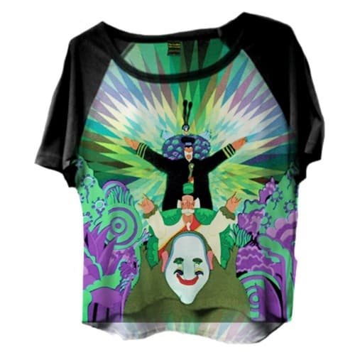 The Beatles Ladies Raglan T-Shirt: Jeremy Hillary Boob (Large)