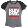 Miniatyrbild 2 av 2: Run DMC Ladies Raglan T-Shirt: Logo (Skinny Fit) (Medium)