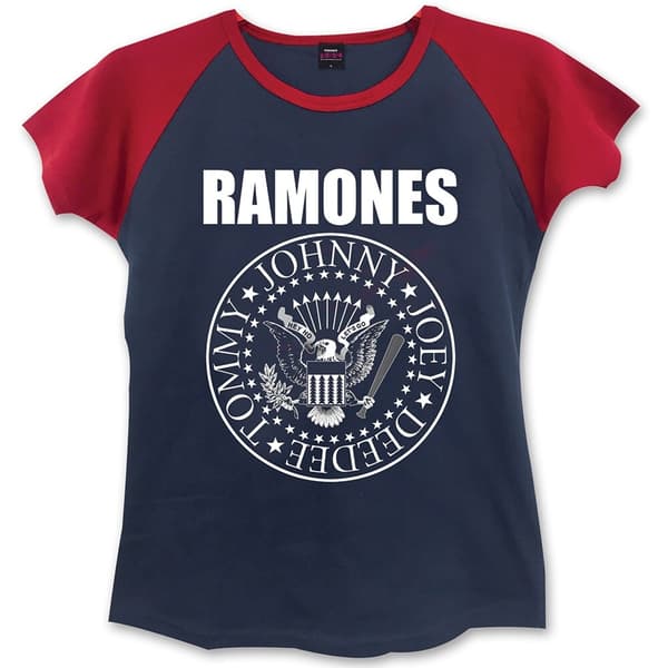 Ramones Ladies Fashion Tee: Presidential Seal (Skinny Fit) (Small)