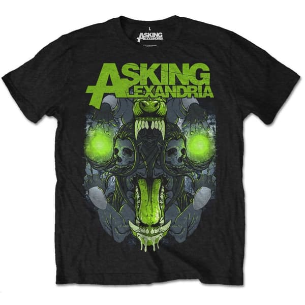 Asking Alexandria Unisex T-Shirt: Teeth (Retail Pack) (XX-Large)