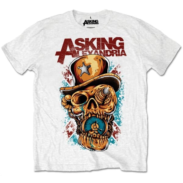 Asking Alexandria Unisex T-Shirt: Stop The Time (Retail Pack) (XX-Large)