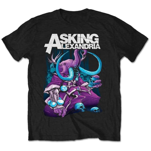 Asking Alexandria Unisex T-Shirt: Devour (Retail Pack) (Large)