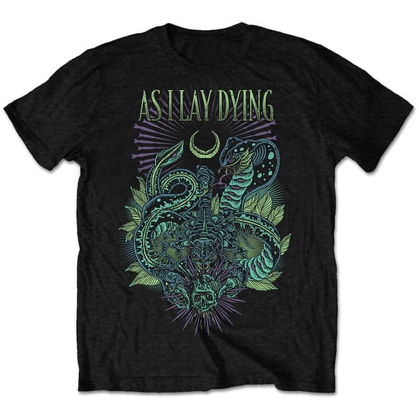 As I Lay Dying Unisex T-Shirt: Cobra (Retail Pack) (X-Large)