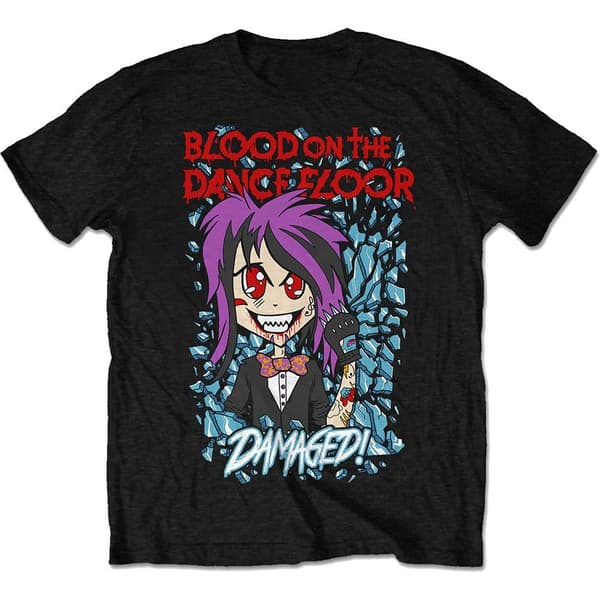 Blood On The Dance Floor Unisex T-Shirt: Damaged (Retail Pack) (XX-Large)