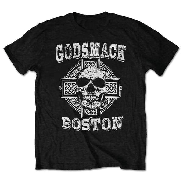 Godsmack Unisex T-Shirt: Boston Skull (Retail Pack) (XX-Large)