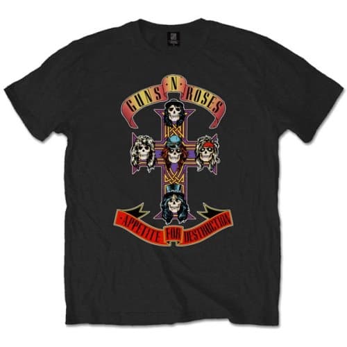 Guns N' Roses Unisex T-Shirt: Appetite for Destruction (X-Large)