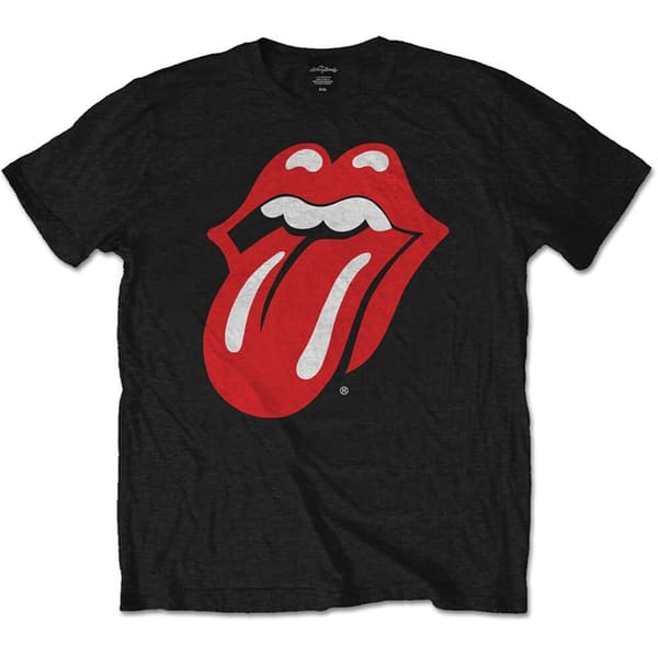 The Rolling Stones Unisex T-Shirt: Classic Tongue (Large)