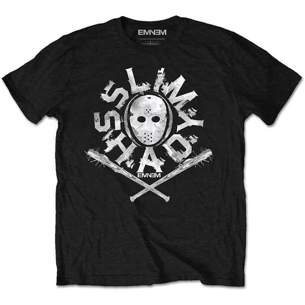 Eminem Unisex T-Shirt: Shady Mask (Large)