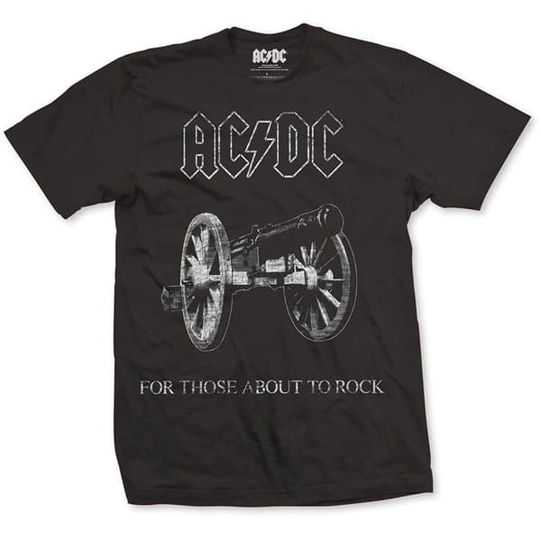 AC/DC Unisex T-Shirt: About to Rock (Small)