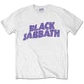 Miniatyrbild 2 av 2: Black Sabbath Unisex T-Shirt: Wavy Logo Vintage (Retail Pack) (Medium)