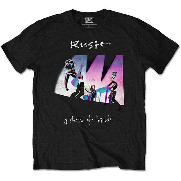 Rush Unisex T-Shirt: Show of Hands (Small)