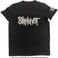 Miniatyrbillede 1 af 2: Slipknot Unisex Applique T-Shirt: Logo & Star (Small)