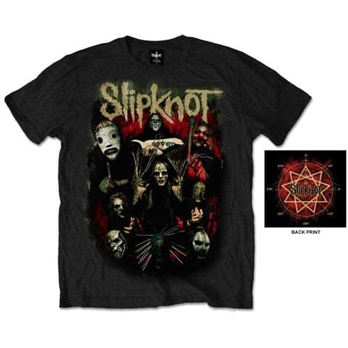 Slipknot Unisex T-Shirt: Come Play Dying (Back Print) (X-Large)
