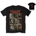 Miniatyrbild 1 av 2: Slipknot Unisex T-Shirt: New Masks (Back Print) (Small)