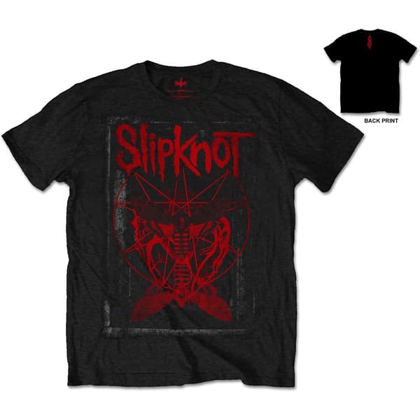Slipknot Unisex T-Shirt: Dead Effect (Back Print) (Large)